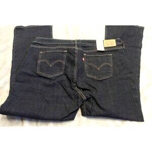 NEW LEVIS 415 Woman Size 20 W Classic Fit Boot Cut Leg Mid Rise Dark Jeans Pants